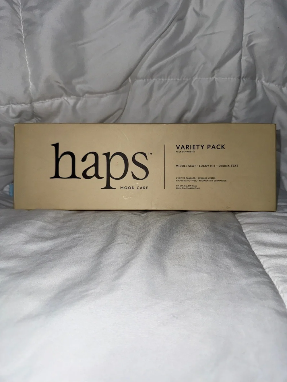 Mood Care Variety Pack Candles - Beige